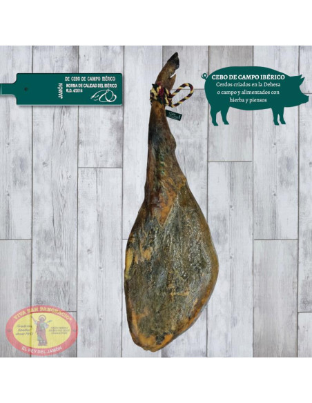 Jamón de Cebo de Campo Ibérico 50 % Raza Ibérica back