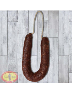Morcilla Ibérica Herradura Serrana Dulce cortada 2