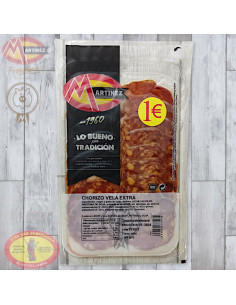 Chorizo Vela Extra Loncheado Flex 60Grs