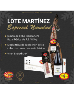 Lote Jamón de Cebo Ibérico 50 % Raza Ibérica 7.5-8.5 Kgs 1 2