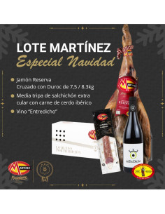 Lote Jamón Serrano Reserva Cruzado con duroc 7.6-8.3 Kgs 2