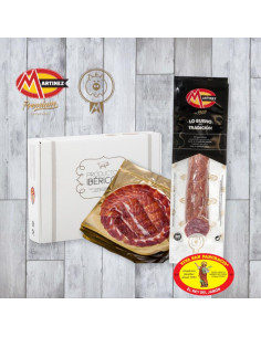 Lote Jamón de Cebo 50 % Raza Ibérica Corte Cuchillo 100 Grs.